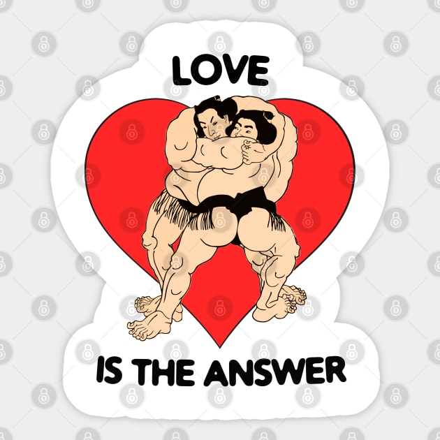 LOVE IS THE ANSWER Sticker by blueversion